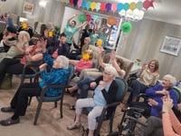 Lydney care home residents celebrate first anniversary in style 