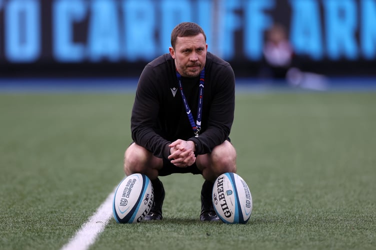 Richie Rees gave a coaching masterclass to Monmouth RFC’s Young Rugby coaches