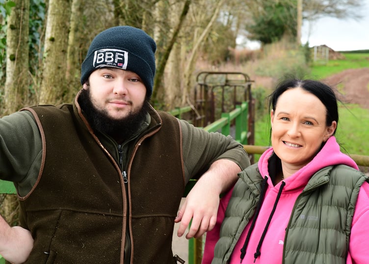 Dianna and Iestyn Spary, Goetre Farm, New Church West, Chepstow, winners of the Farming Link Animal Health and Welfare Award 2023 at the Lantra Cymru Awards