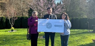 Forest of Dean Crematorium donates £1,000 to Winston's Wish