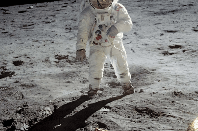 Buzz Aldrin on the Moon