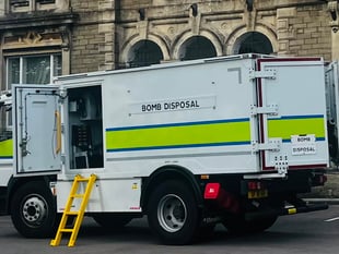 Town council evacuated over bomb scare