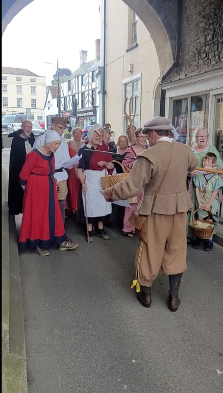 'Angry' scenes as locals are told they have to pay a penny to enter the town.