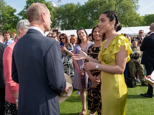 Royal praise for Lauren