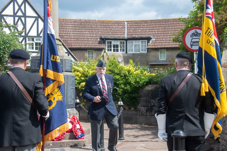 Vice chair of Lydney British Legion Tim Enbom.