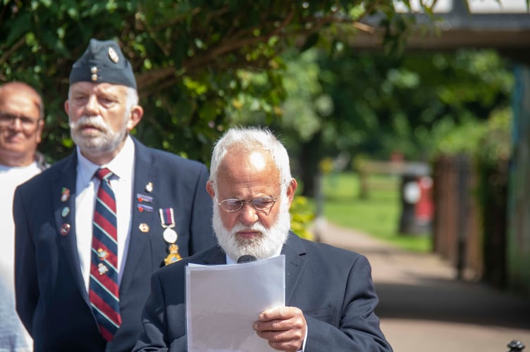 David Sandford reads a poem written by his father Reg.