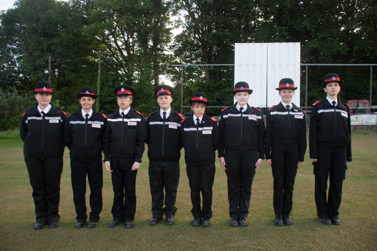 Police cadets from Coleford.