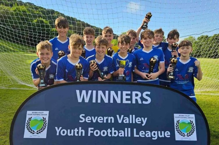 Mitcheldean U12s won the Severn Valley Youth League.
