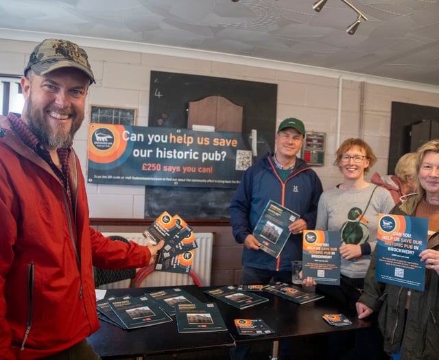 COMMUNITY BUYS IN TO PUB PLAN