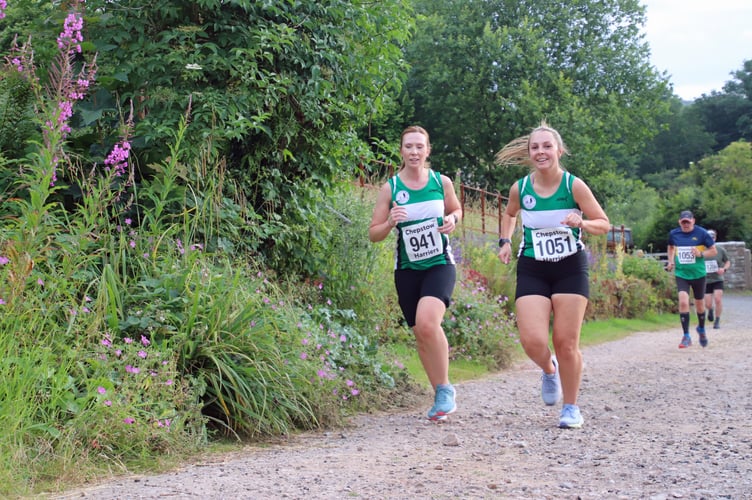 Kate Baldwin and Abi Edmunds of the Forest of Dean Athletic Club.