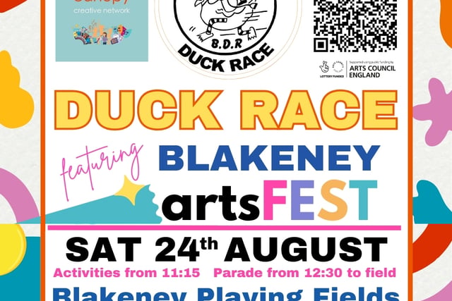 Blakeney ArtsFest adds flair to duck race