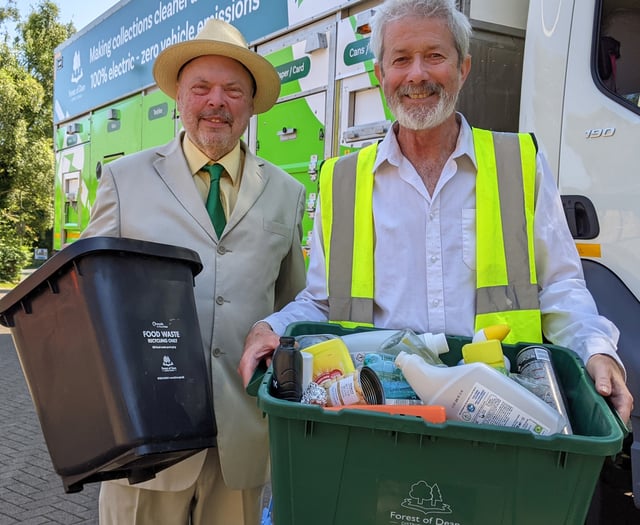 Plug-in recycling trucks drive into the Forest