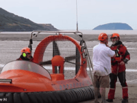 Forest man in dramatic seaside rescue