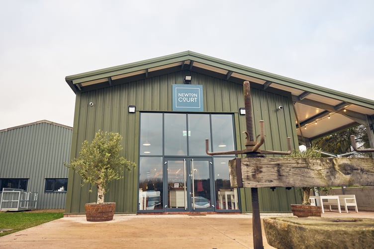 Newton Court cafe, farm shop, bar, event space and cider tour hub