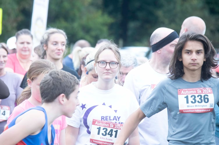 Ellie Evans of Cinderford in the 5K.