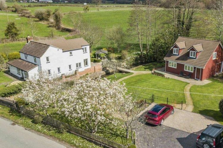 The site for the holiday let at Blaisdon