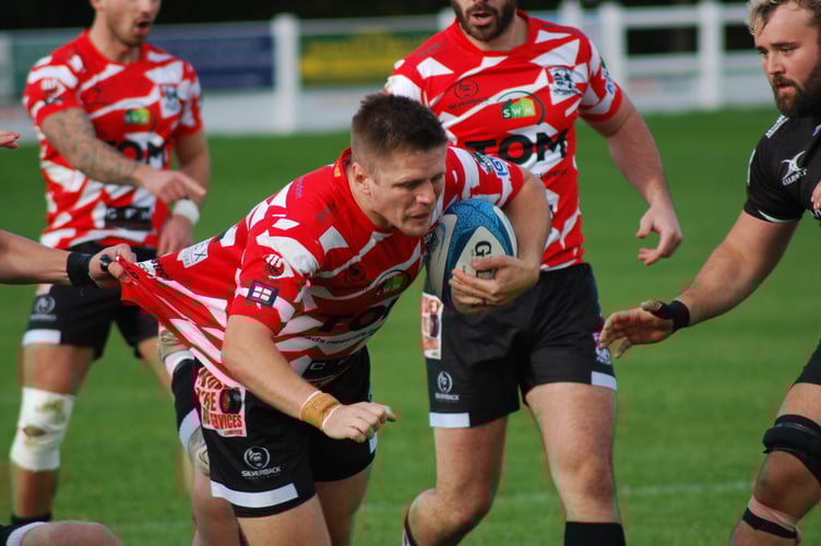 Captain Ben Large had a superb game. Picture: Roger Pike