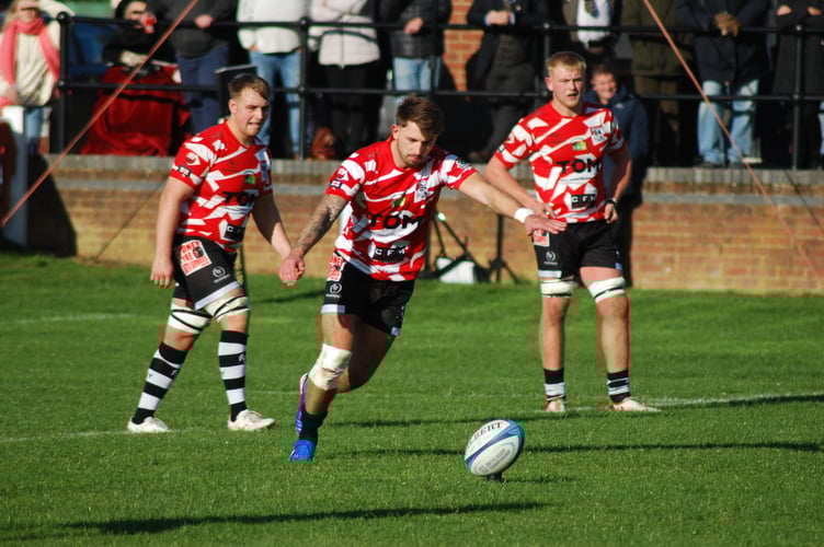 Outside-half Jake Hanley. Picture: Roger Pike.