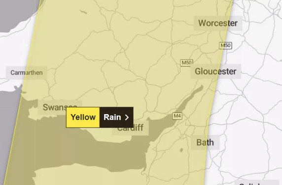 Weather warning issues for the Forest of Dean and Gloucestershire