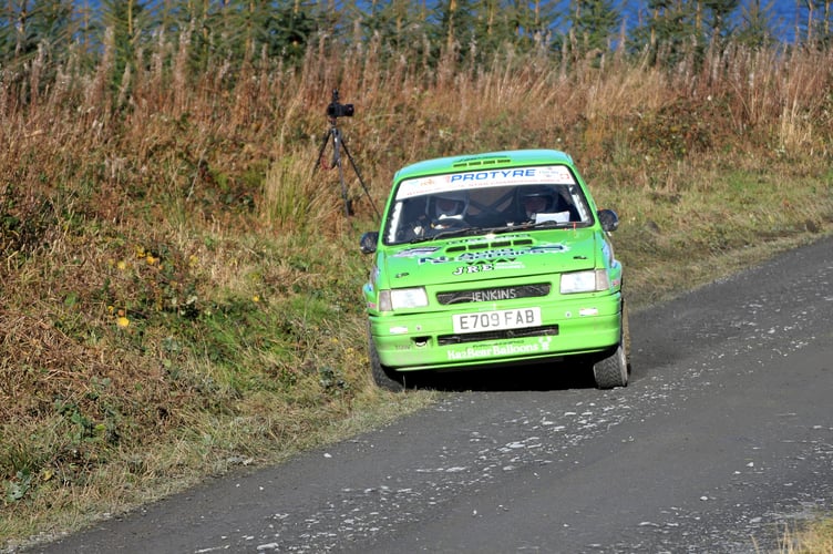 Nigel and Karen Jenkins en route to the 2024 BTRDA 1400 championship . Photo: Howard Smith.
