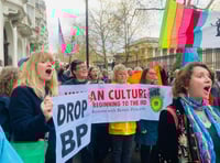 Forest of Dean Climate Choir flash mob  in British Museum protest