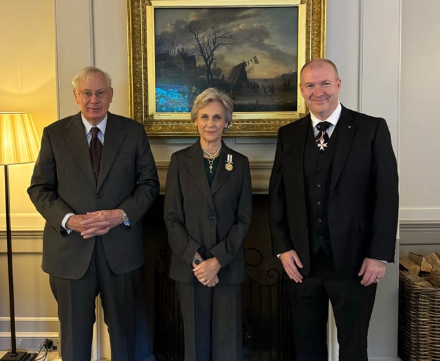 Duchess of Gloucester recognised for work with St John Ambulance Cymru