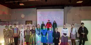 Students ready to get Frozen