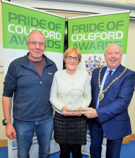 Martyn Gunter and Shirley Albrow Berry Hill Circuits which proides health and mental well-being support .