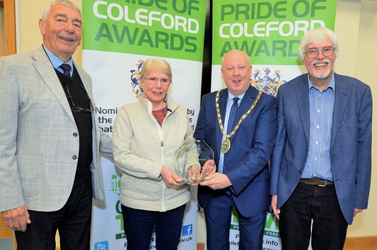 Volunteers from the Forest Talk talking newspaper.