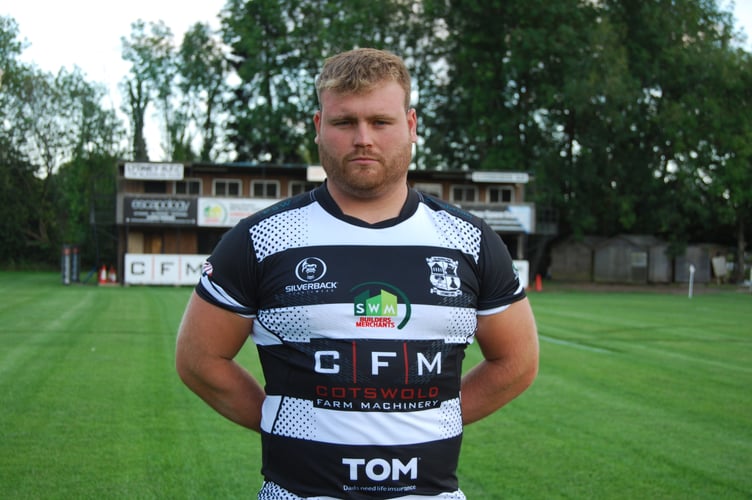 Rowan Mullis scored two tries for Lydney. Picture: Roger Pike.