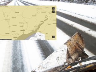 Yellow warning of snow and ice issued for tonight