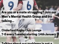 Try Talking about mental health at Cinderford rugby