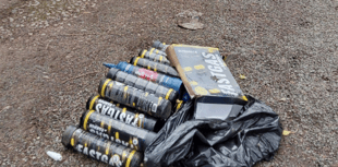 Nitrous oxide canisters found roadside 