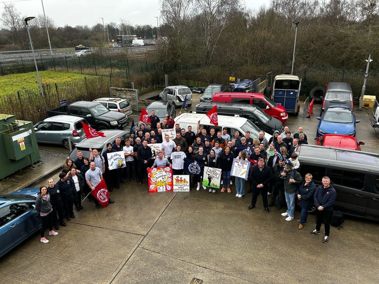 firefighters protest