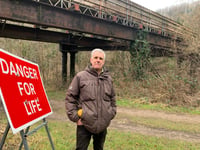 Bridge closure frustration on Wye Valley Walk 50th milestone