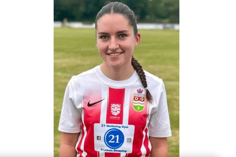 Millie Malsom scored twice for Ross Juniors Women.