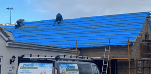 Newent Town FC's clubhouse extension nears completion 