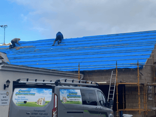 Newent Town FC's clubhouse extension nears completion 