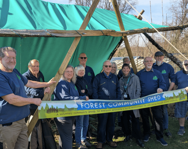 Forest community shed expands 
