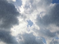 Patchy rain nearby today and mist tomorrow