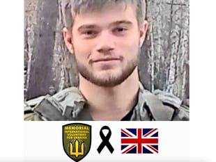 Ukraine volunteer 'died a hero'