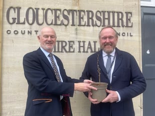 Gloucestershire Council's 500,000th tree planted