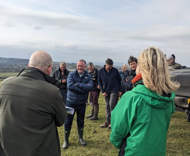 MP welcomes Environment Secretary to Severn project