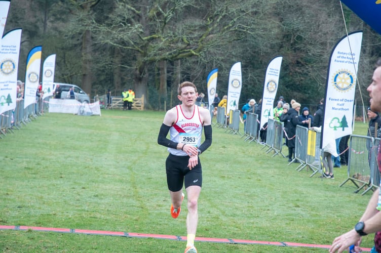 Richard De-Camps was the first Forest-based runner to finish.
