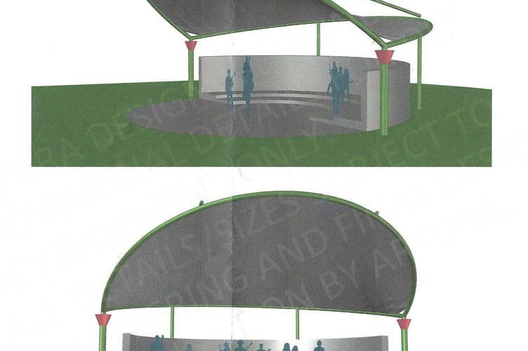 Proposed New Roof by Tensile Steel Fabrics