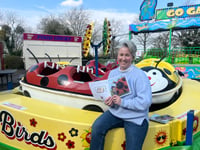 Local author raised on a fairground talks about her latest books