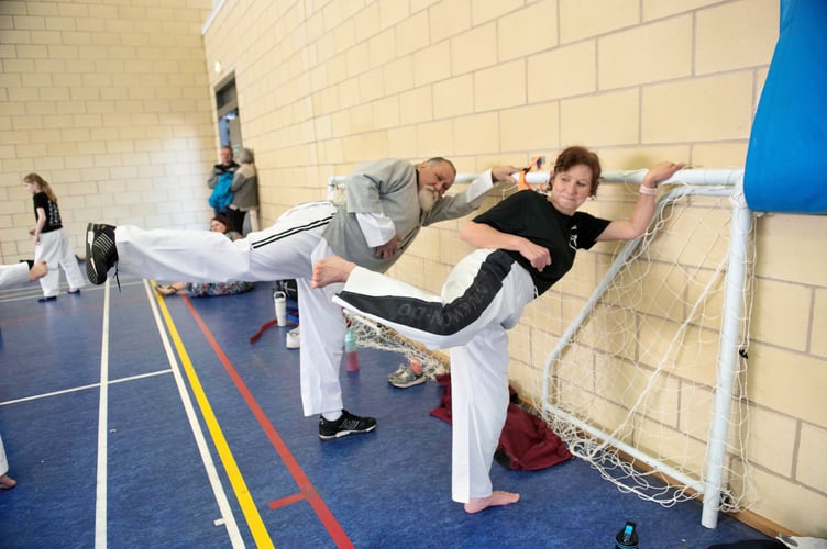 Miranda and World Master Tony Farr