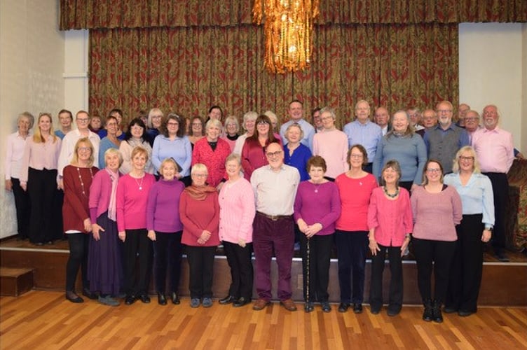 Newent Choral Society are celebrating their 80th anniversary. Picture: Bob Wagner.