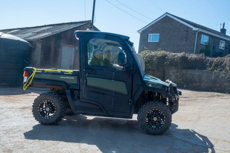 It wasn't just tractors on the run.