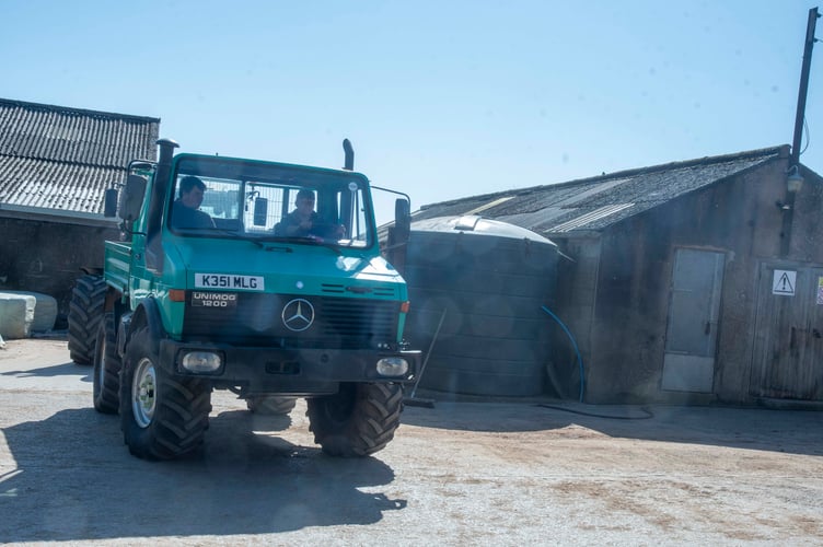 A Mercedes Unimog.